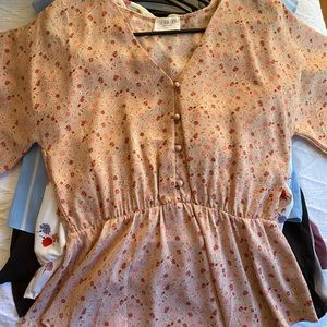 floral blouse